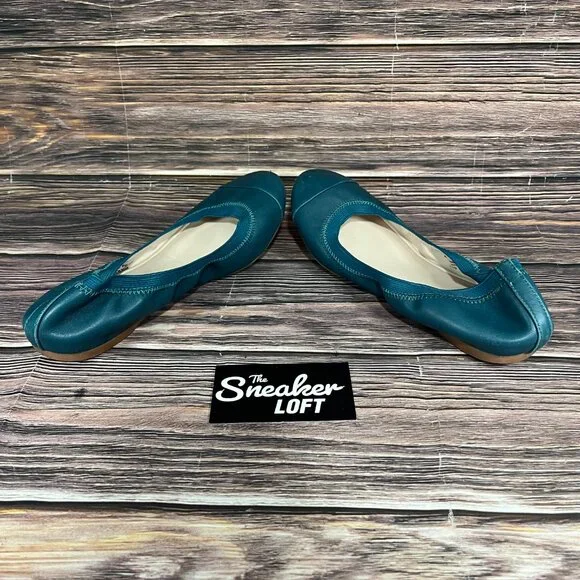 Cole Haan Elbridge Ballet Flats Women's Blue Slip On Shoes - Picture 5 of 8